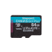 Карта памяти MicroSD 64GB Kingston Canvas Go! Plus Gen 4 SDCG4/64GB + SD adapter