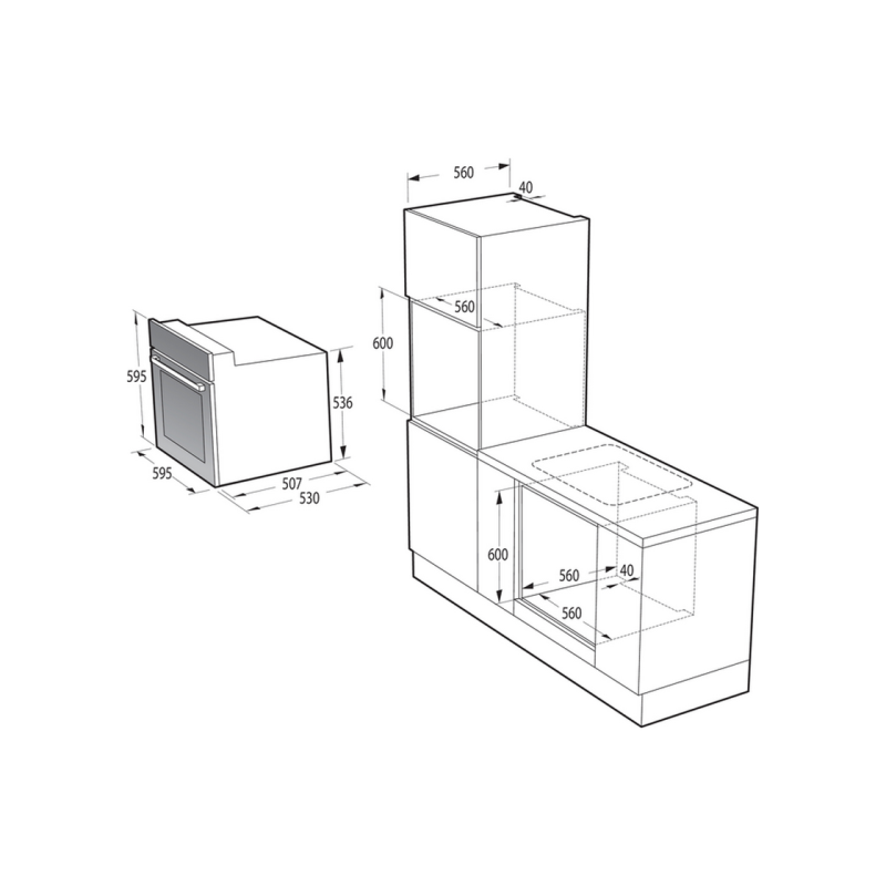 BinOven/el Gorenje BO635E1B