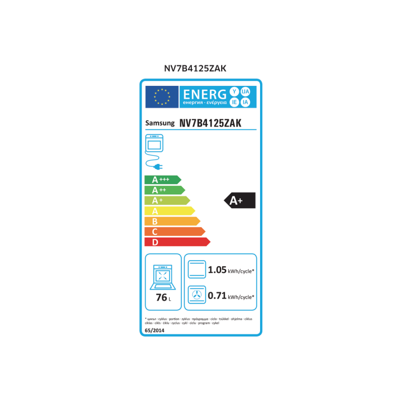 Встраиваемый духовой шкаф Samsung NV7B4125ZAK/WT