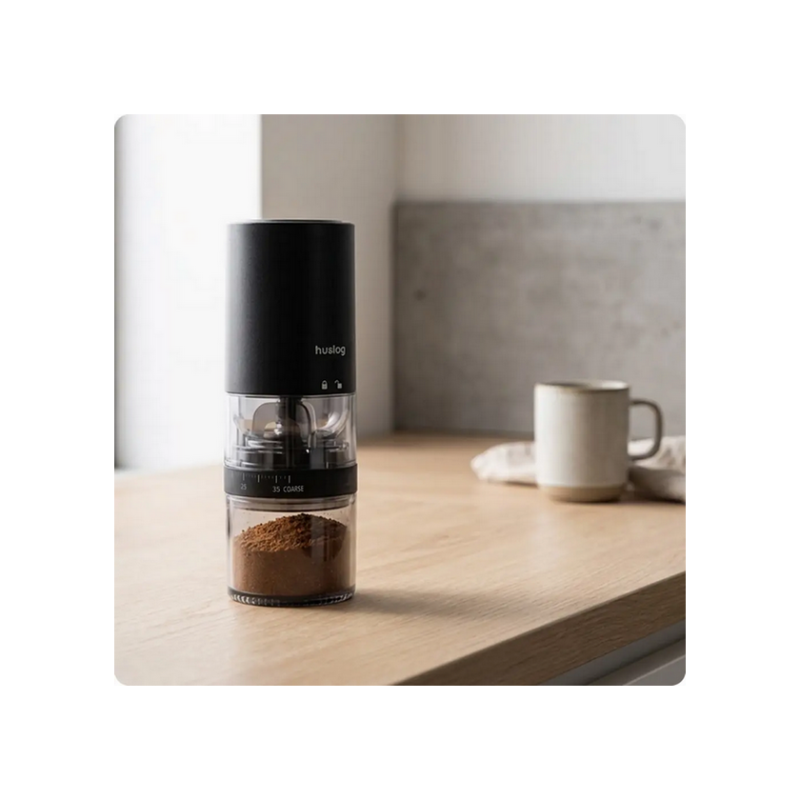 Huslog wireless coffee grinder CoffeeSmash HUS1064 - Black
