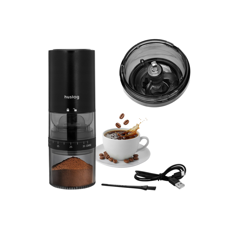 Huslog wireless coffee grinder CoffeeSmash HUS1064 - Black