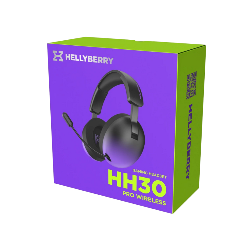 Gaming Headset Hator Hellyberry HH30 Pro wireless, black-violet gradient