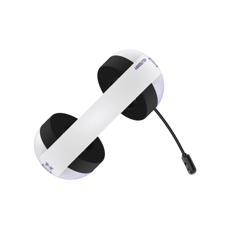 Gaming Headset Hator Hellyberry HH30 Pro wireless, white-violet gradient