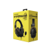 Игровая гарнитура HATOR Hypergang 2, 53-мм драйверы, 10 Гц – 22 кГц, 110 дБ, 64 Ом, 245 г, накладной кабель, 4 м (4-контактный разъем 1,5 м,