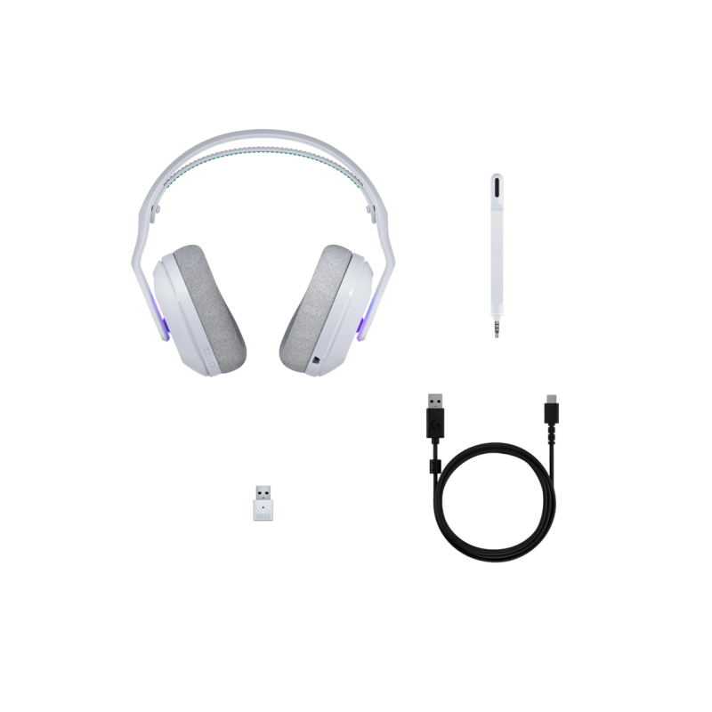 Игровая беспроводная гарнитура Logitech G522 Lightspeed, LIGHTSYNC RGB, 40-мм драйверы PRO-G, 20-20 кГц, 36 Ом, 97 дБ, 290 г