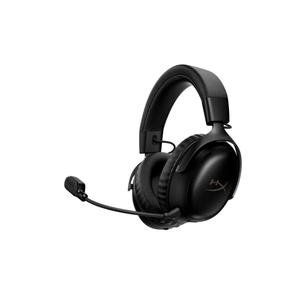 Игровая беспроводная гарнитура HyperX Cloud III S, драйвер 53 мм, 20–20 кГц, 64 Ом, 112 дБ, 346 г, 120 ч, DTS, накладные наушники