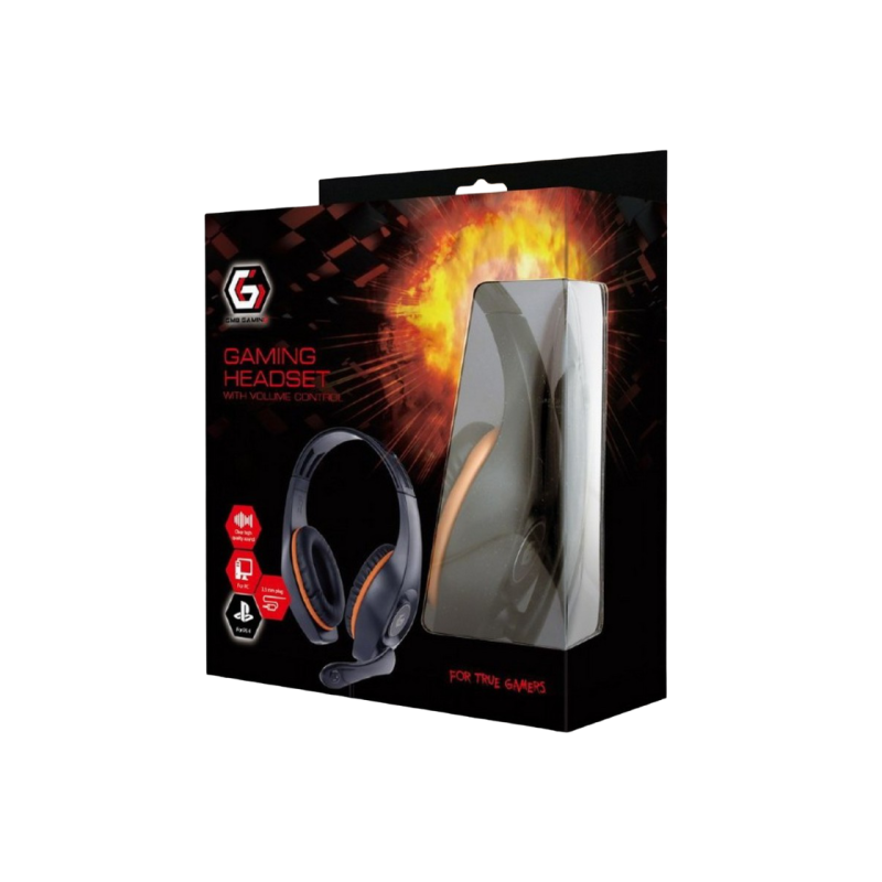 Gembird GHS-05-O, Black/Orange