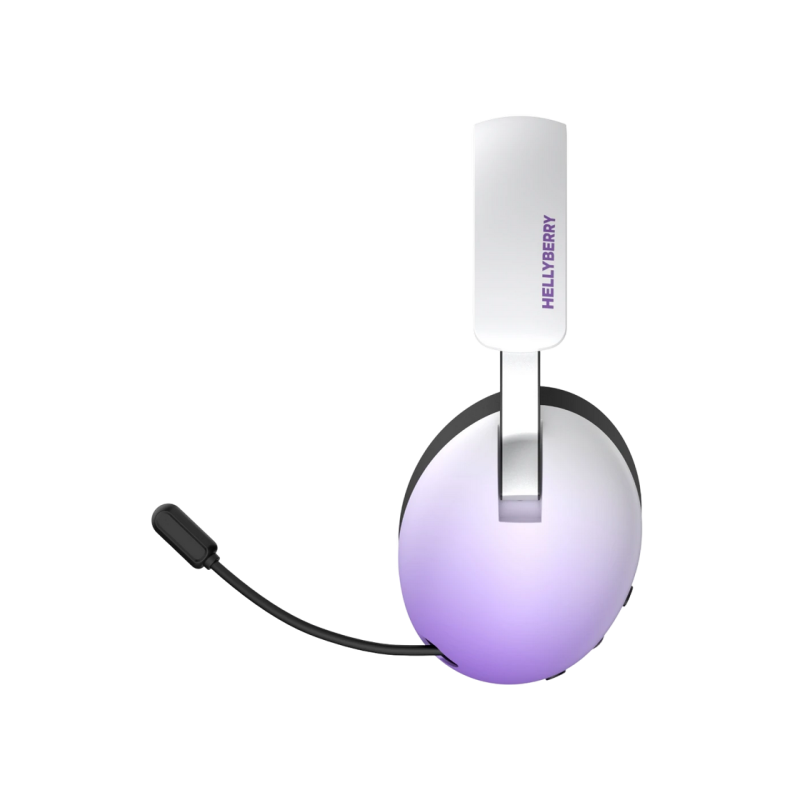 Gaming Headset Hator Hellyberry HH30 Pro wireless, white-violet gradient
