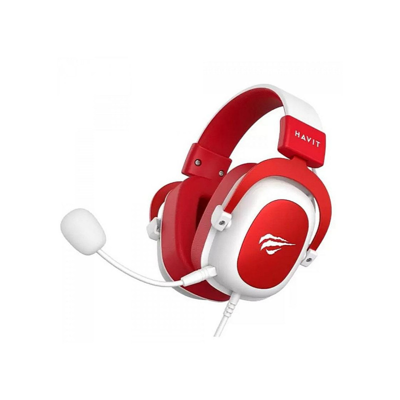 Наушники Havit H2002d, White/Red