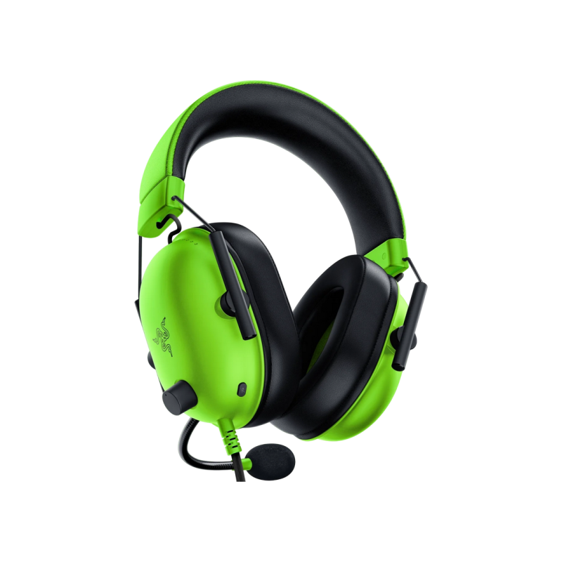 Игровая гарнитура Razer BlackShark V2 X, динамики 50 мм, 12–28 кГц, 32 Ом, 100 дБ, 240 г, управление на чашках наушников, шумоподавление