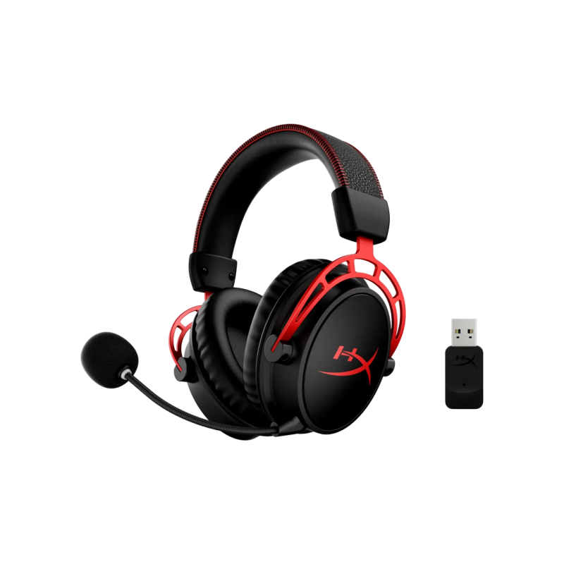 Наушники HyperX Cloud Alpha, Wireless, Black/Red, 4P5D4AA