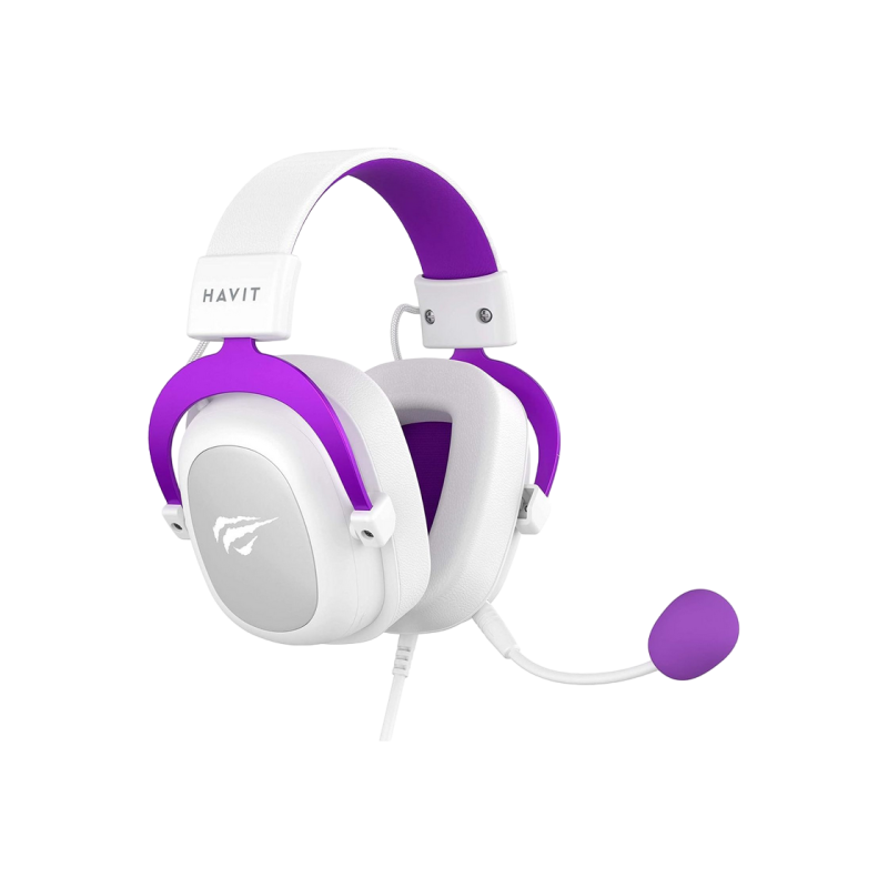 Наушники Havit H2002d, White/Purple