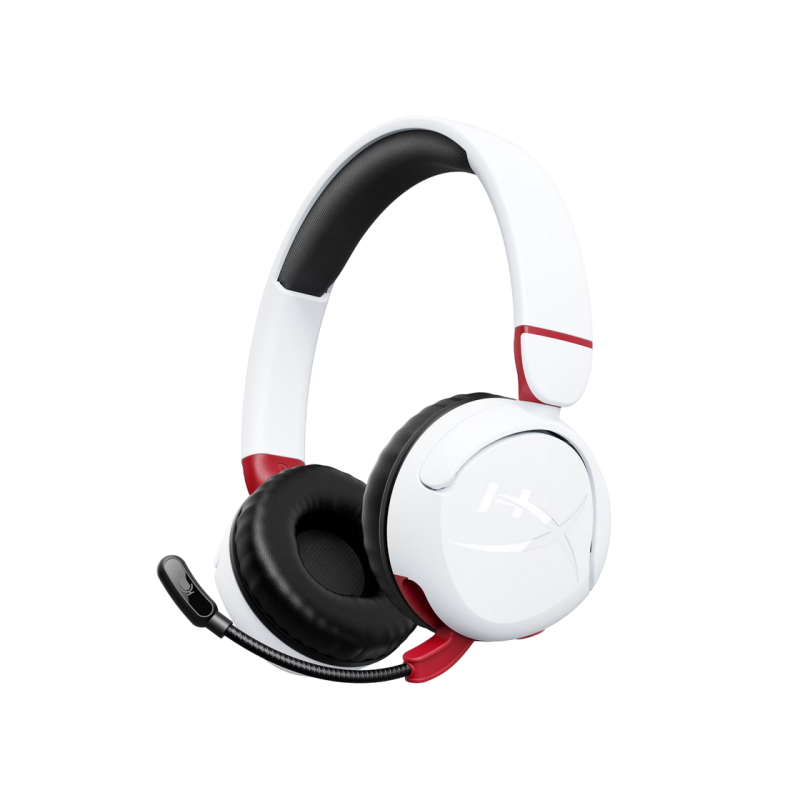 Наушники HyperX Cloud Mini Wireless, White/Red