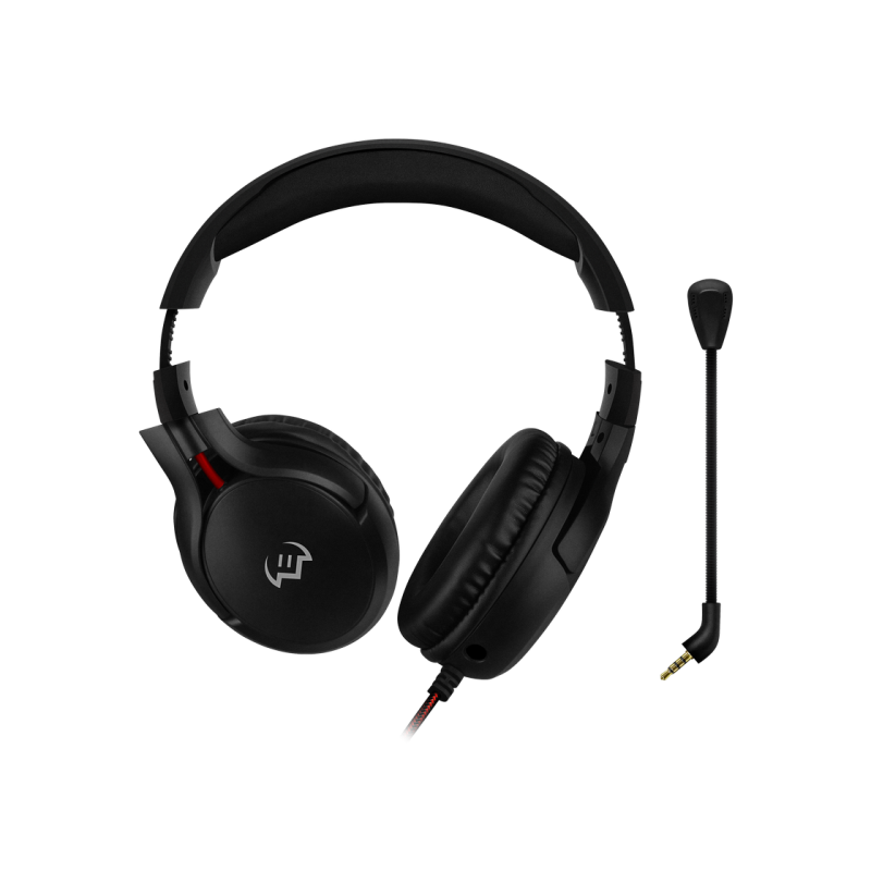 Gaming Headset SVEN AP-G620MV, 40mm drivers, 20-20000Hz, 20 Ohm, 98dB, 320g., 3.5mm(4pin)/2*3.5mm(3pin), Black