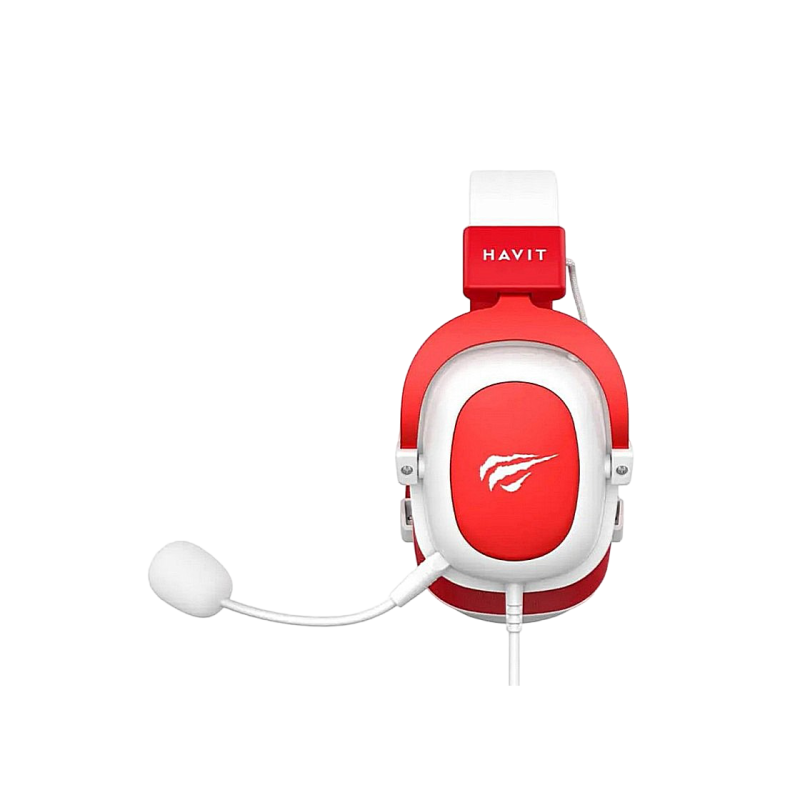 Наушники Havit H2002d, White/Red