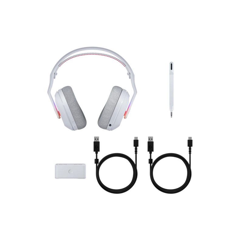 Gaming Wireless Headset Logitech G ASTRO A20 X Lightspeed, 40mm driver, 20-20kHz, 290g, No lighting: 90h, 2.4Ghz+BT