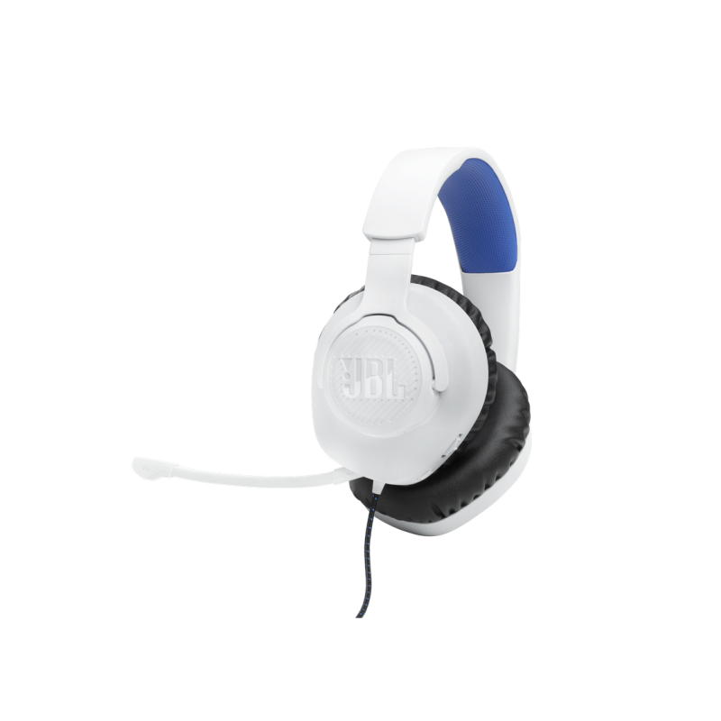 Casti JBL Quantum 100P Console White/Blue, 220316