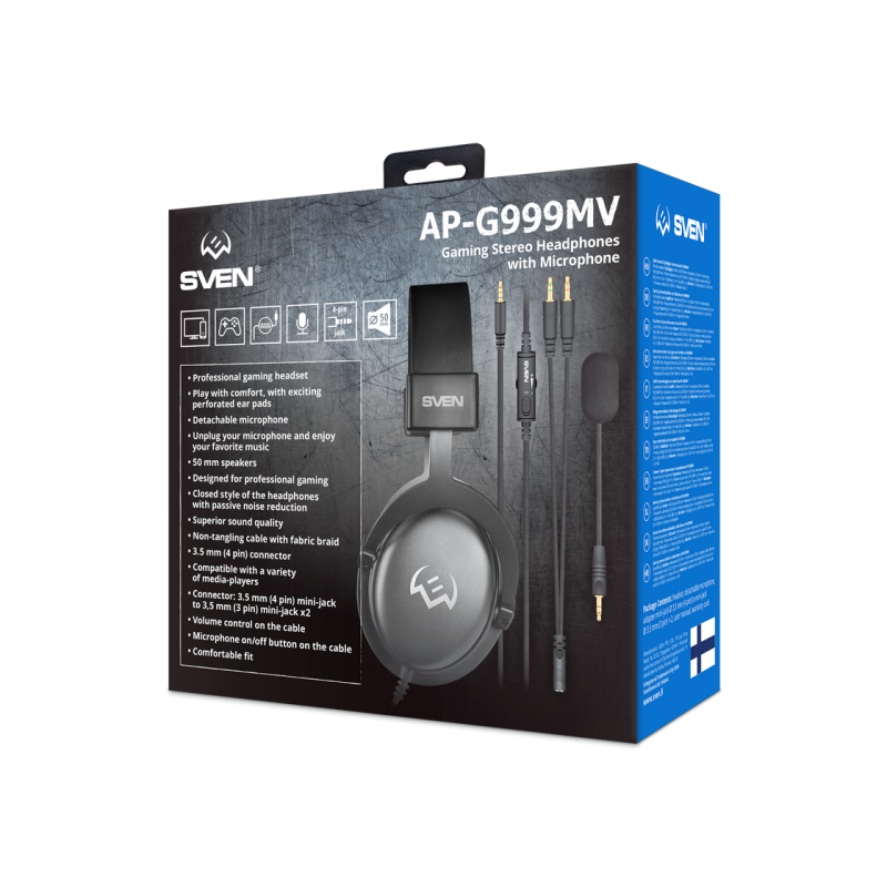 Наушники Sven AP-G999MV, Black