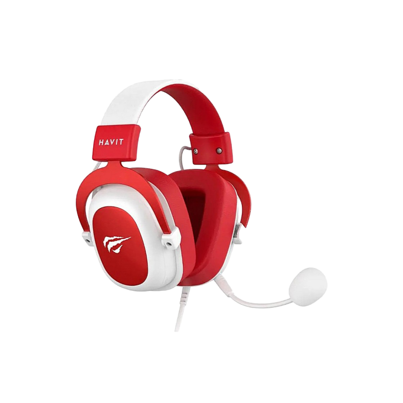 Наушники Havit H2002d, White/Red