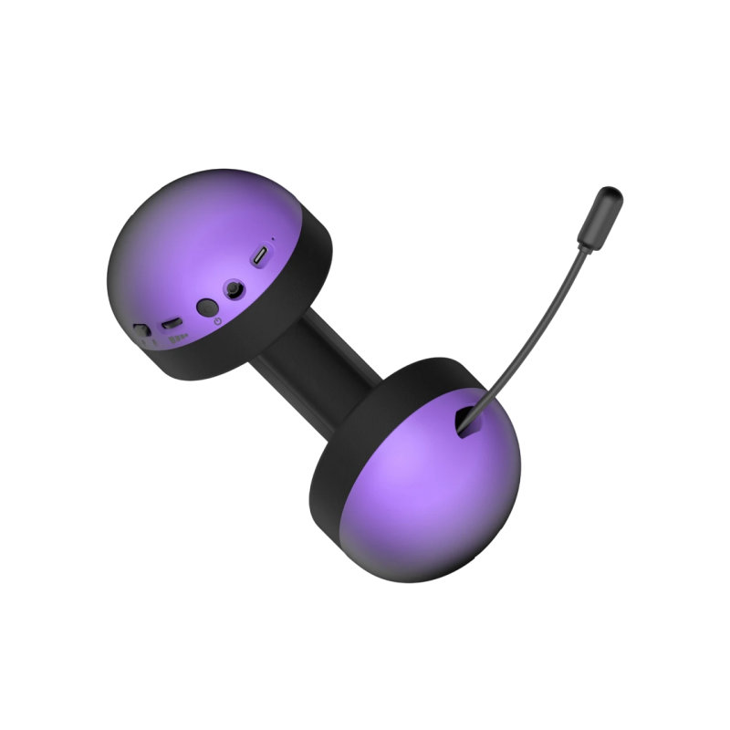 Gaming Headset Hator Hellyberry HH30 Pro wireless, black-violet gradient
