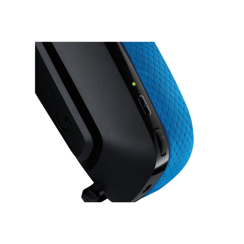 Беспроводная игровая гарнитура Logitech G535 Lightspeed для консоли, 40-мм драйверы, 20-20 кГц, 36 Ом, 87,5 дБ, 236 г, 33 ч, накладные.
