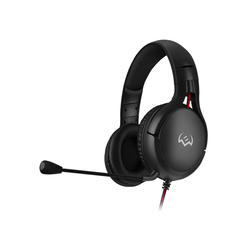Gaming Headset SVEN AP-G620MV, 40mm drivers, 20-20000Hz, 20 Ohm, 98dB, 320g., 3.5mm(4pin)/2*3.5mm(3pin), Black
