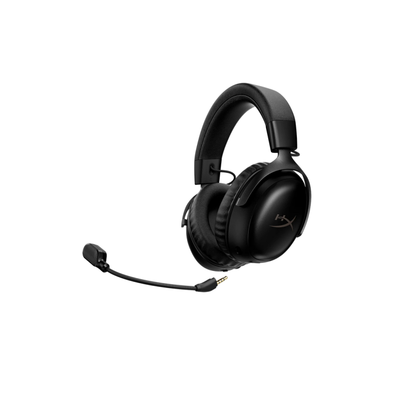 Игровая беспроводная гарнитура HyperX Cloud III S, драйвер 53 мм, 20–20 кГц, 64 Ом, 112 дБ, 346 г, 120 ч, DTS, накладные наушники