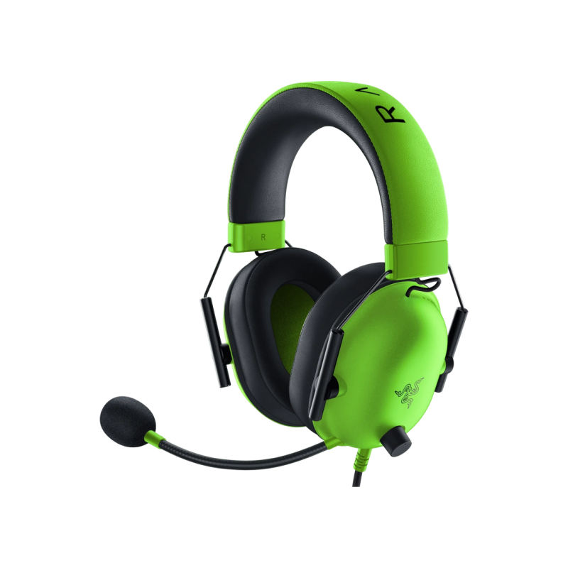 Игровая гарнитура Razer BlackShark V2 X, динамики 50 мм, 12–28 кГц, 32 Ом, 100 дБ, 240 г, управление на чашках наушников, шумоподавление