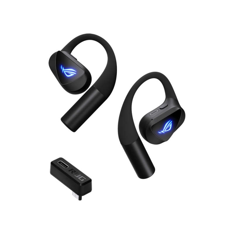 Gaming Wireless On-Ear Earbuds Asus ROG Cetra O701, Black