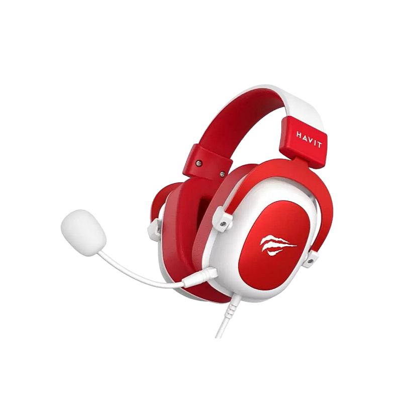 Наушники Havit H2002d, White/Red
