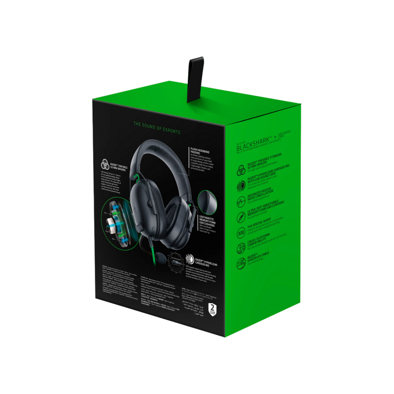 Наушники Razer BlackShark V2 X, Black, RZ04-04570100-R3M1