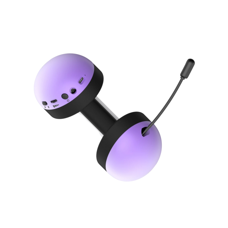 Gaming Headset Hator Hellyberry HH30 Pro wireless, white-violet gradient