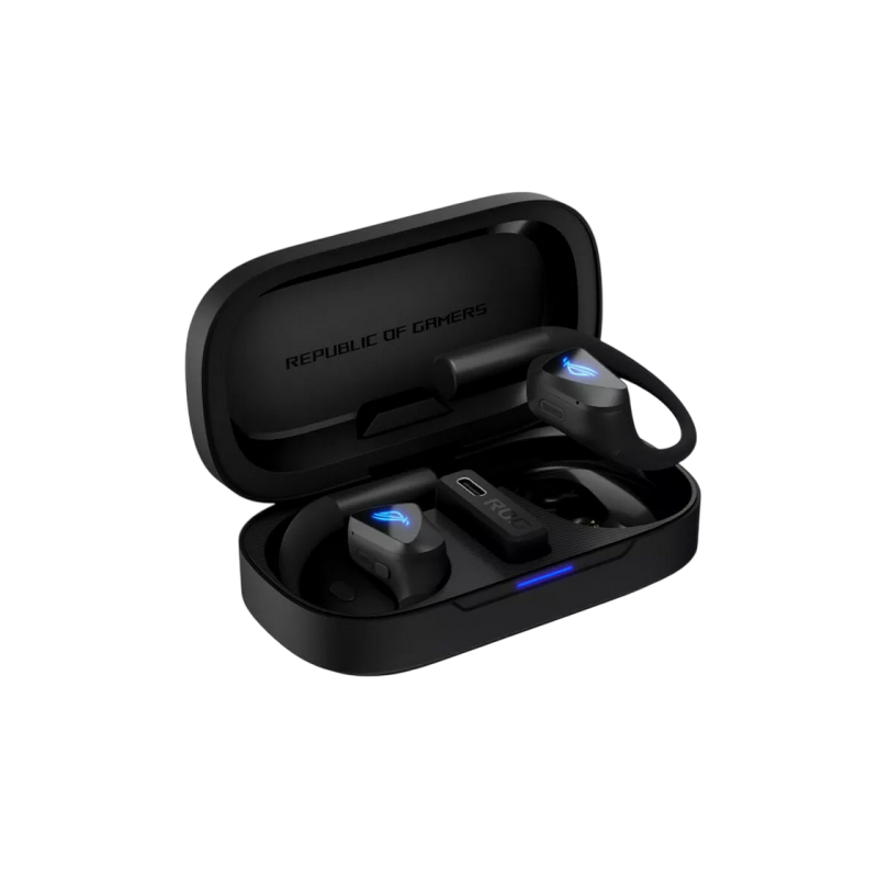 Gaming Wireless On-Ear Earbuds Asus ROG Cetra O701, Black