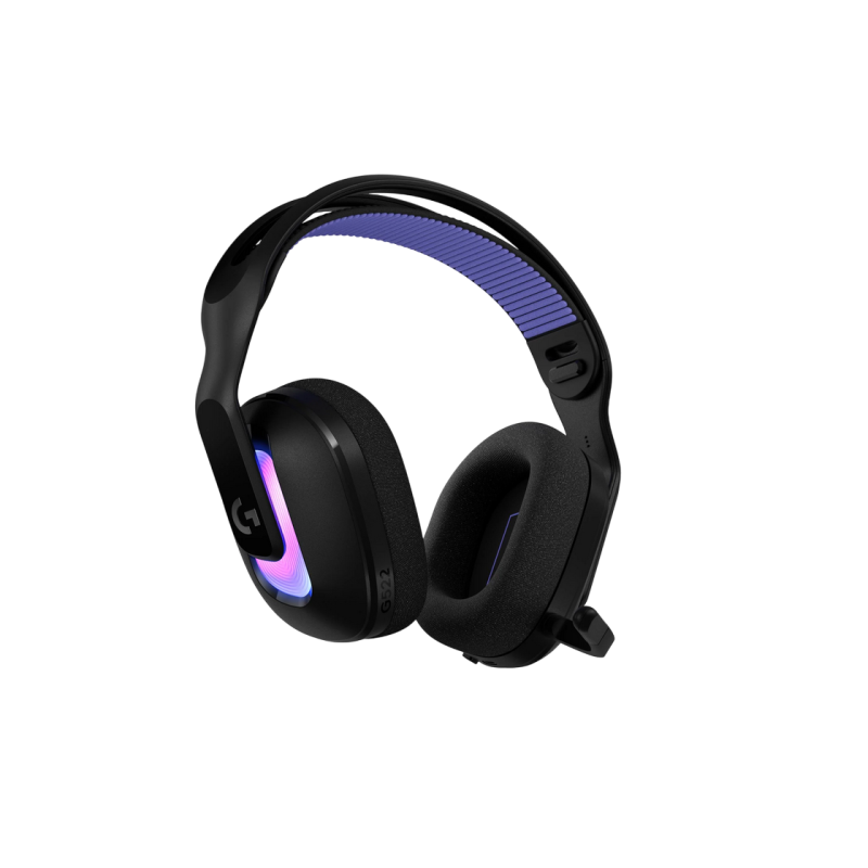 Gaming Wireless Headset Logitech G522 Lightspeed, LIGHTSYNC RGB, 40mm PRO-G drivers, 20-20kHz, 36Ohm, 97dB, 290g,