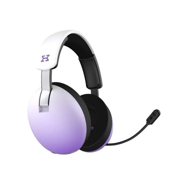 Gaming Headset Hator Hellyberry HH30 Pro wireless, white-violet gradient
