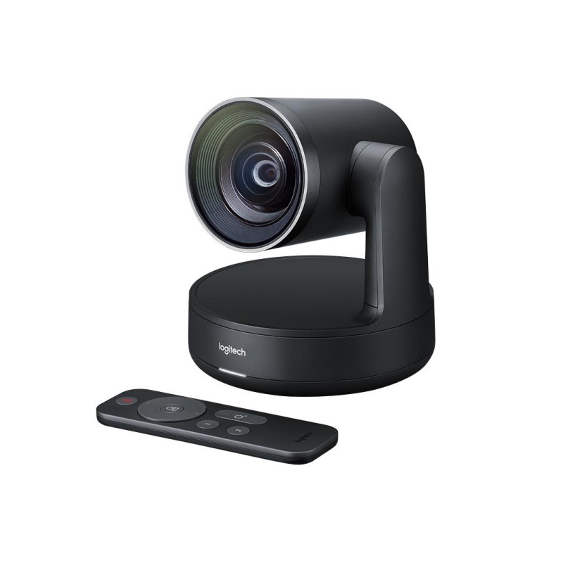 Conference Camera Logitech RALLY, 4K Ultra-HD, FoV 90, Autofocus, 15x HD zoom, up to 10 (46*) people