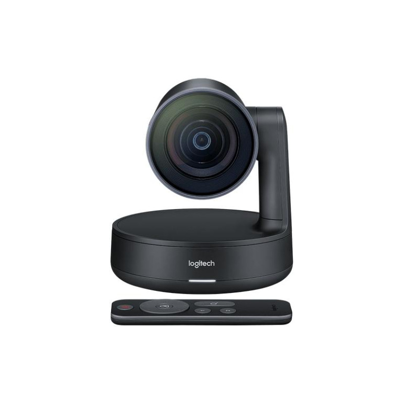 Conference Camera Logitech RALLY, 4K Ultra-HD, FoV 90, Autofocus, 15x HD zoom, up to 10 (46*) people