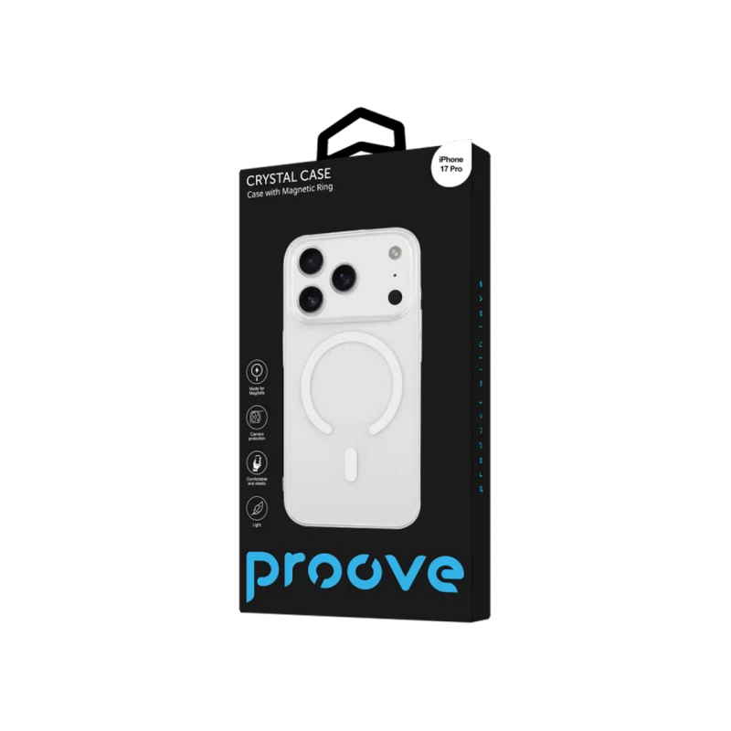 Proove Apple iPhone 17 Pro, Crystal Case with MagSafe, Briliance