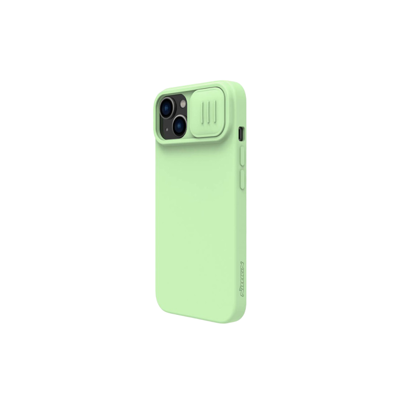 Чехол Nillkin Apple iPhone 14 Plus, CamShield Silky Silicone, цвет мятно-зеленый