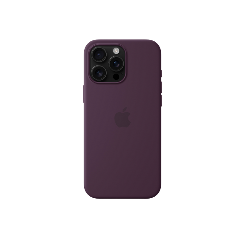 Силиконовый чехол для iPhone 16 Pro Max с MagSafe-Plum, модель A3313