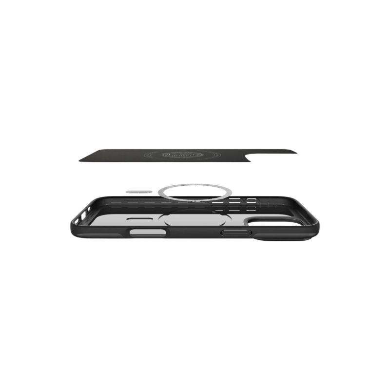 Spigen iPhone 16 Pro Max, тонкий чехол Mag Magsafe, черный