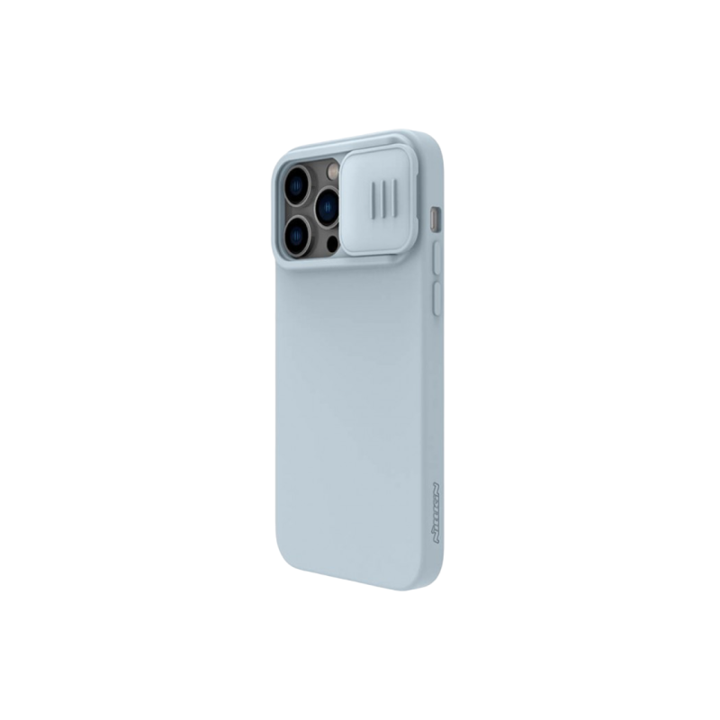 Чехол Nillkin Apple iPhone 14 Pro Max, шелковистый силиконовый чехол CamShield, цвет Star Grey