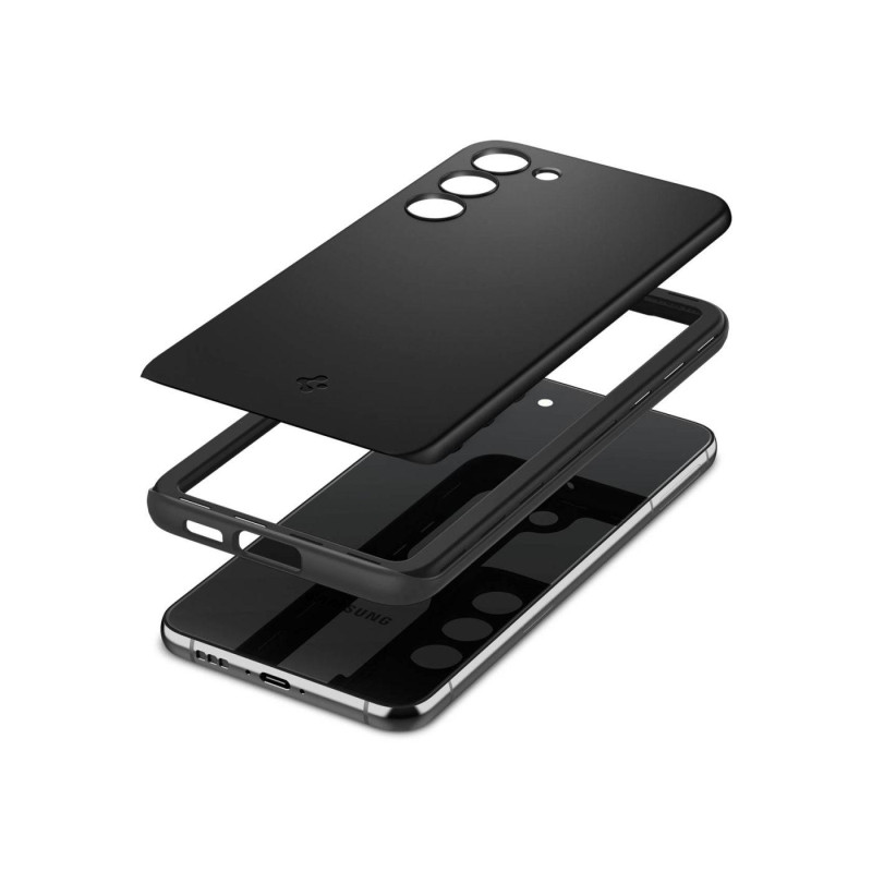 Spigen Samsung S23+, тонкий, черный