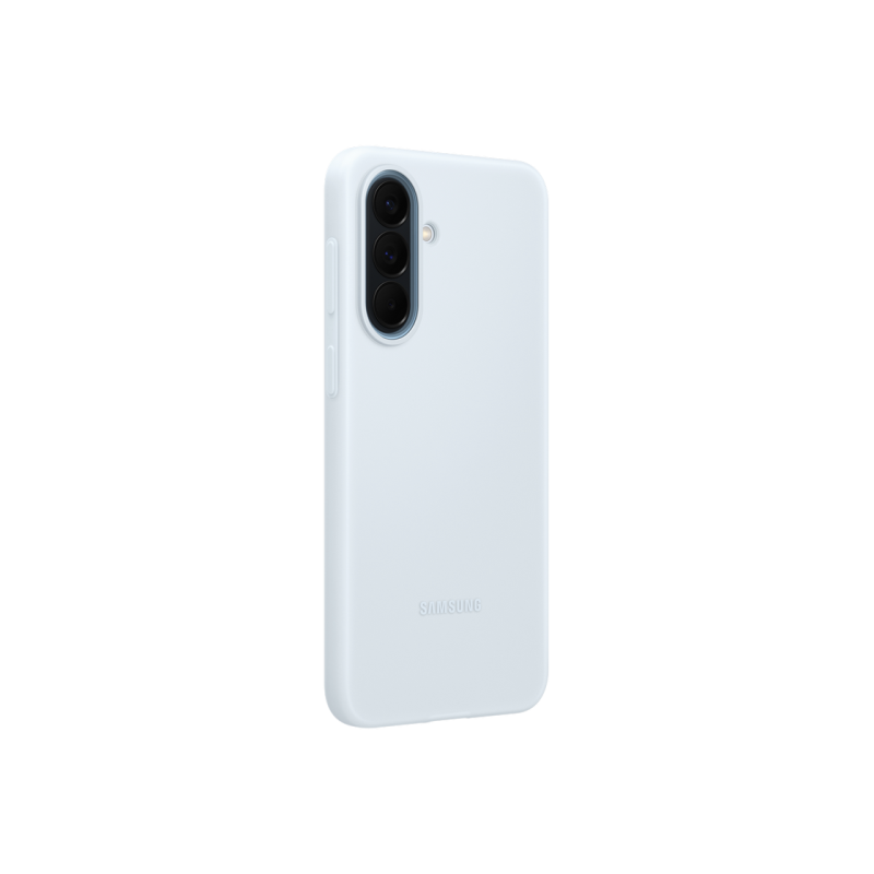 Оригинальный силиконовый чехол Sam для Galaxy A57, светло-голубой.