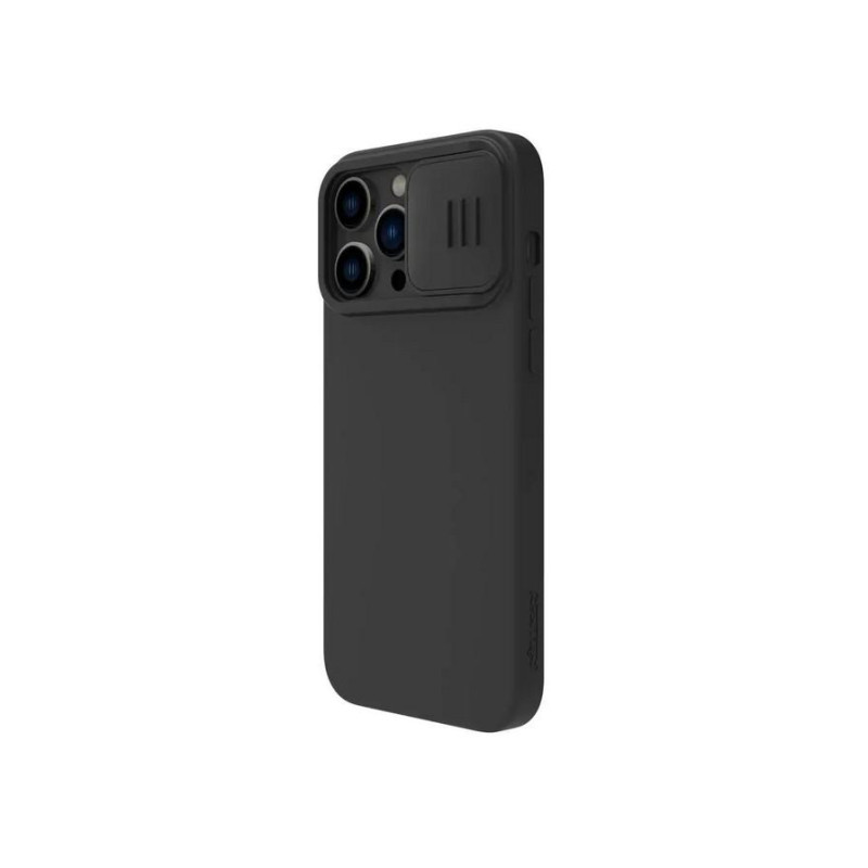 Nillkin Apple iPhone 14 Pro Max, силиконовый чехол CamShield Silky Magnetic, элегантный черный
