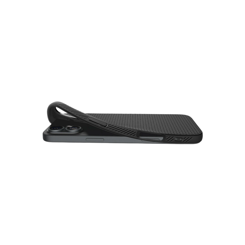 Spigen iPhone 16, Liquid Air, матовый черный