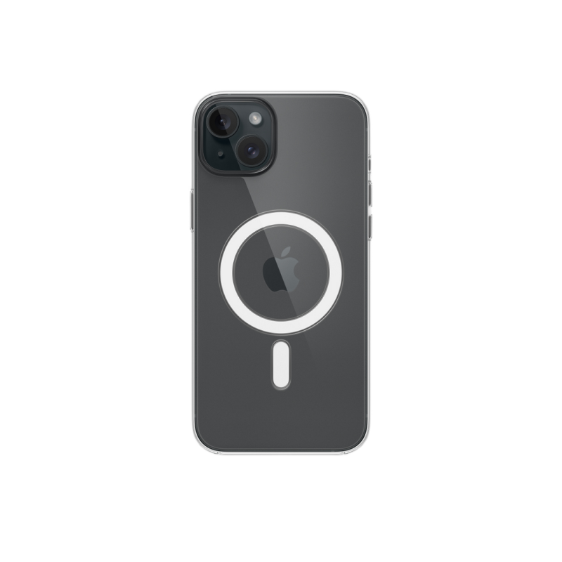 Чехол для iPhone 15 Plus Clear с MagSafe