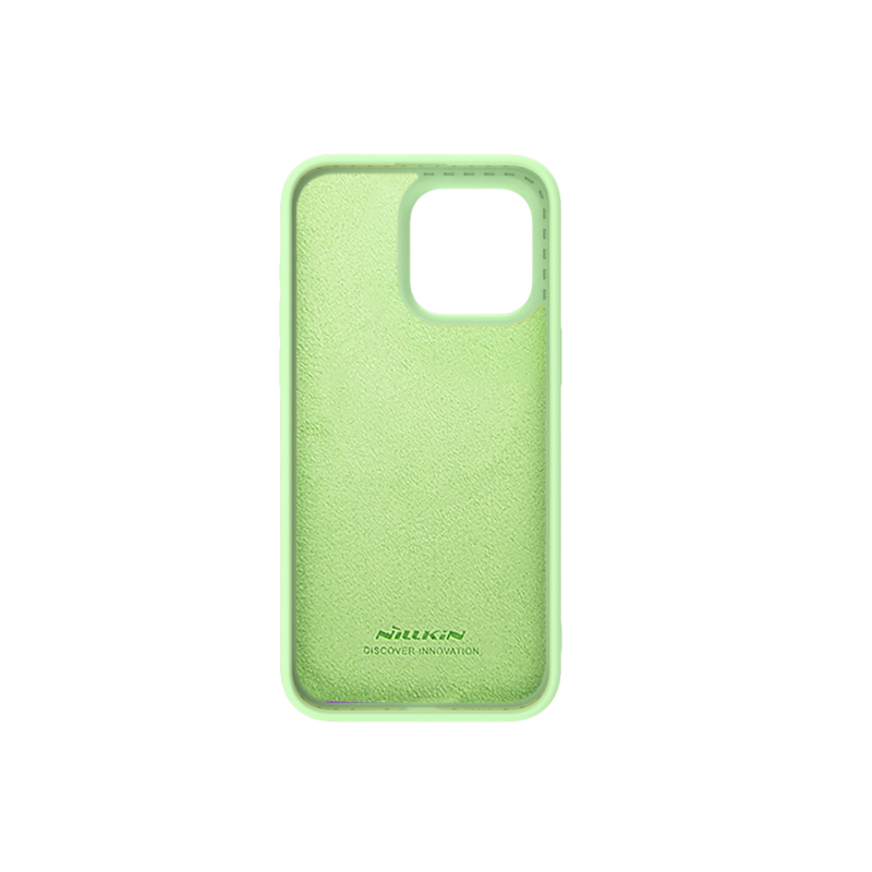 Чехол Nillkin Apple iPhone 15 Pro Max, CamShield Silky Silicone, цвет мятно-зеленый
