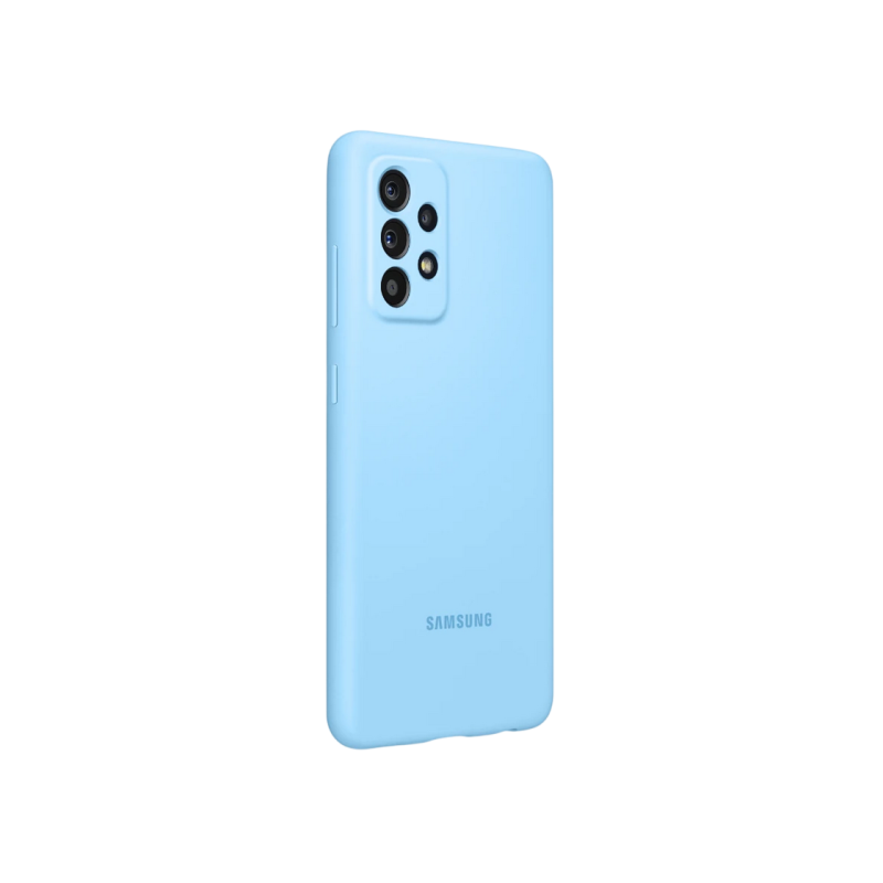 Original Sam. silicone cover Galaxy A52, Blue