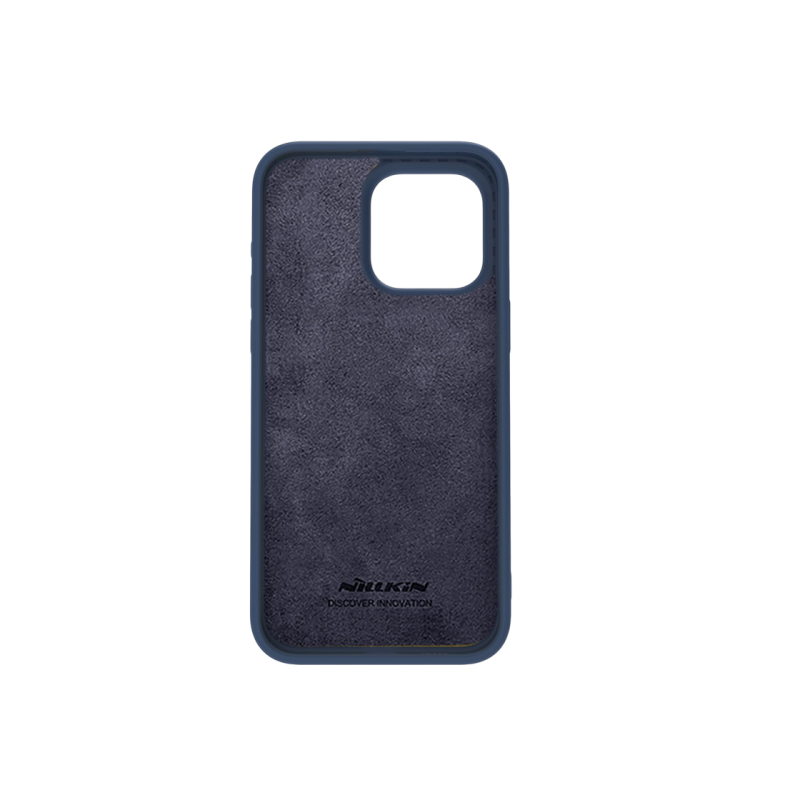 Чехол Nillkin Apple iPhone 15 Pro, CamShield Silky Silicone, темно-синий